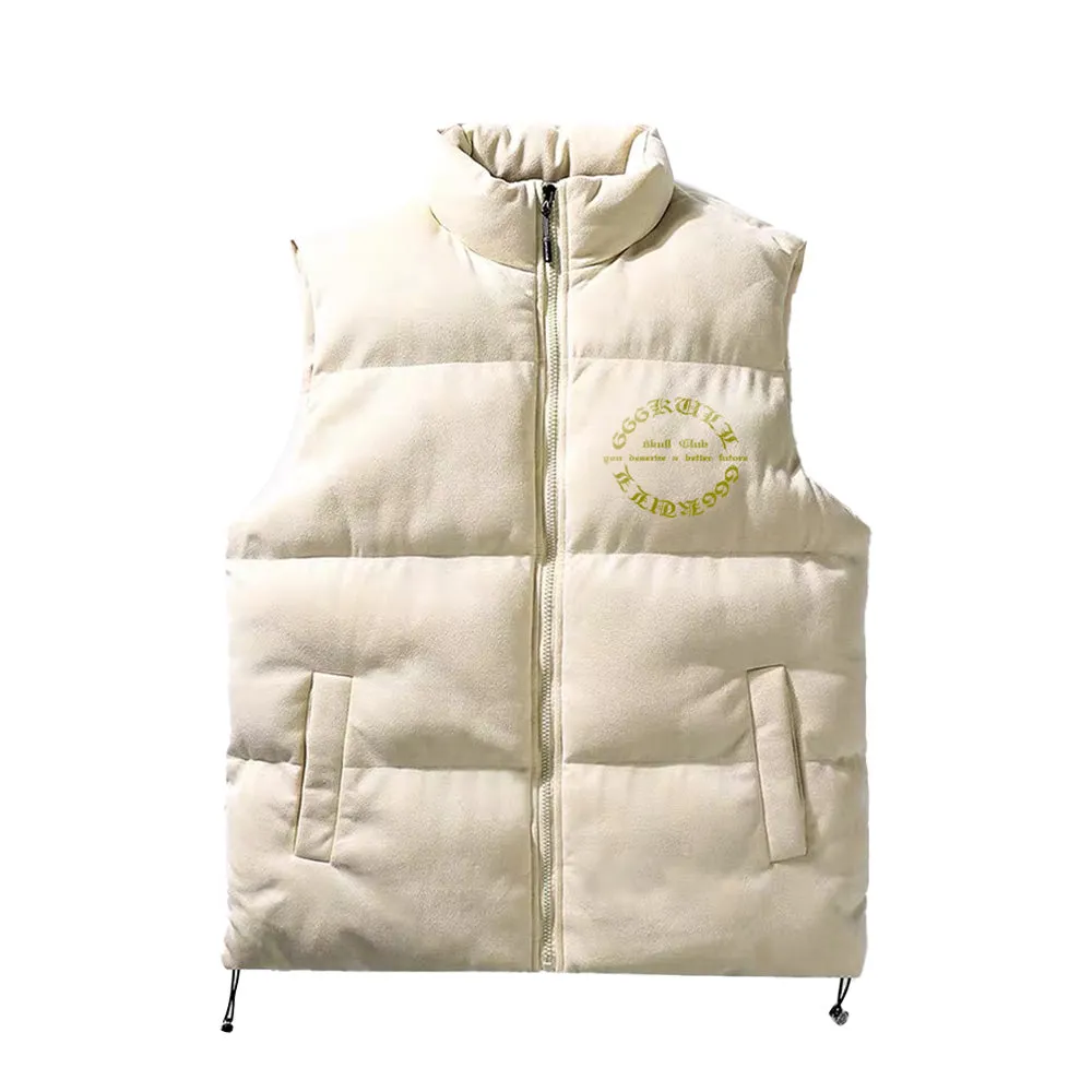 6Kull Bone Wing Suede Vest