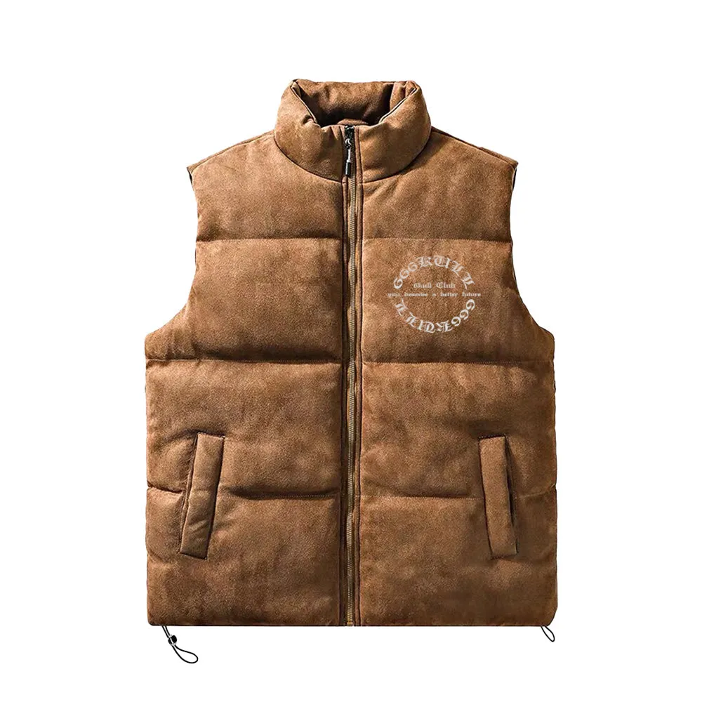 6Kull Bone Wing Suede Vest