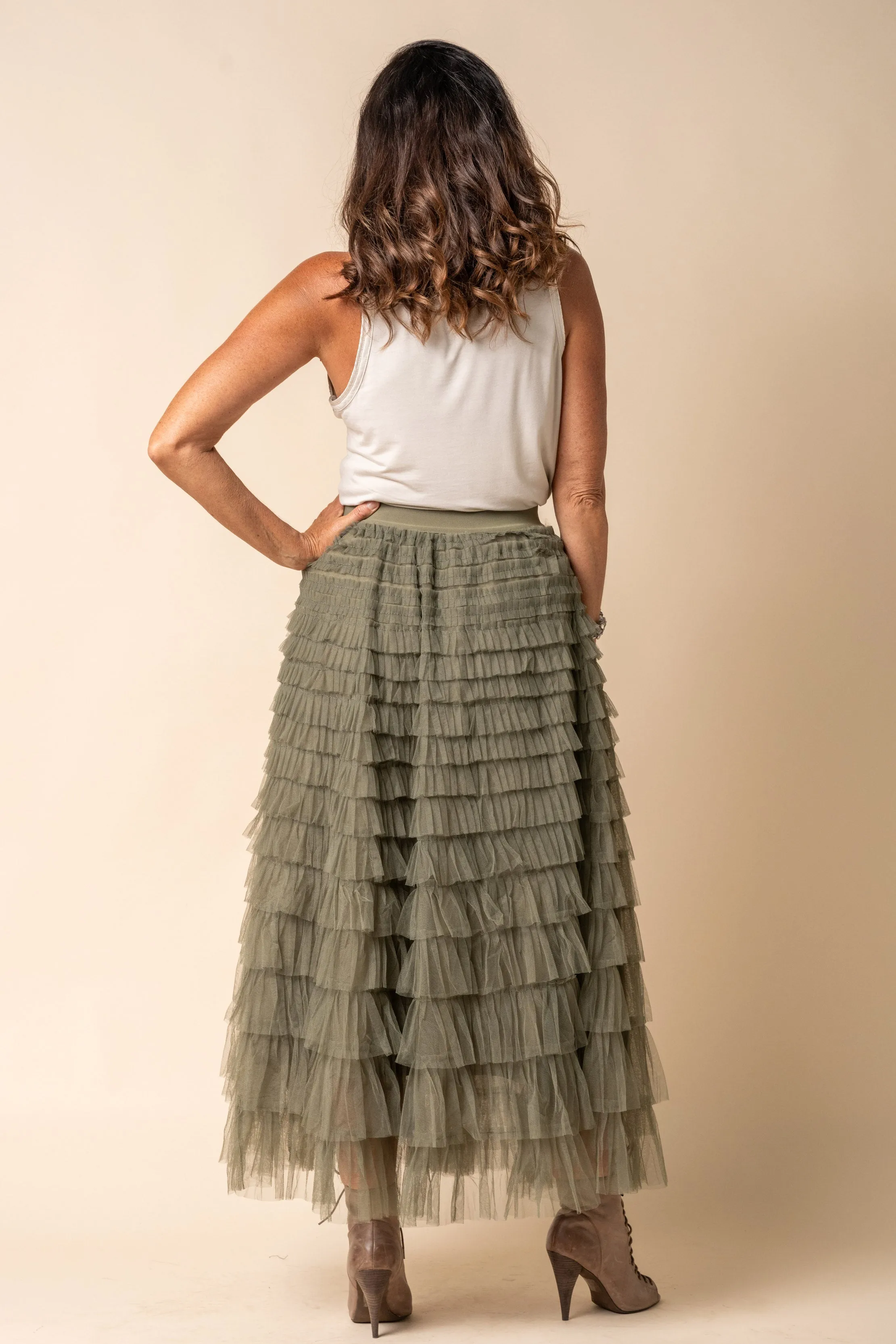 Amalia Skirt in Khaki