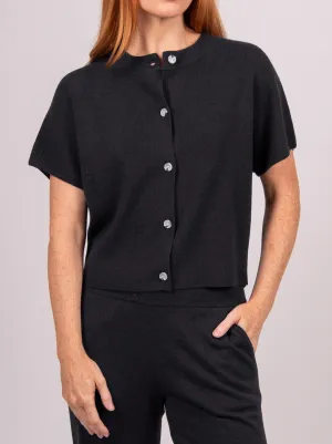 BRIDGE & LORD CROPPED BUTTON VEST
