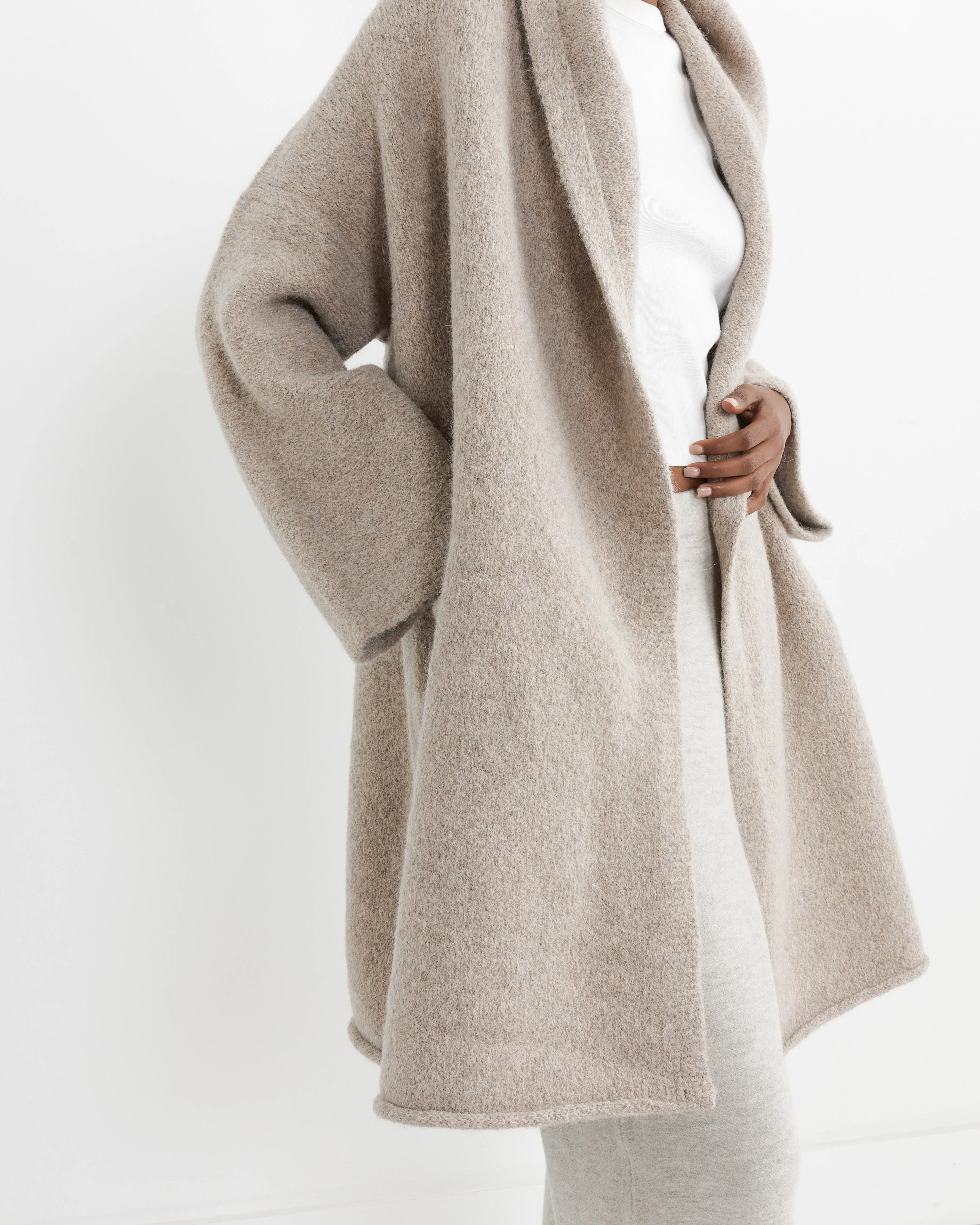 Capote Coat in Dust