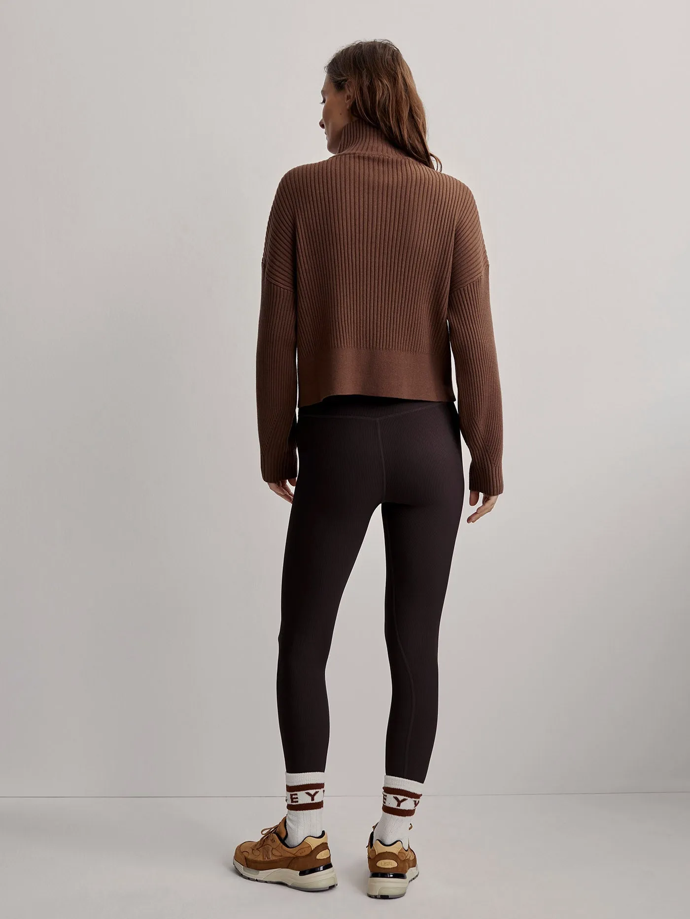 Carmen Zip-Through Rib Knit