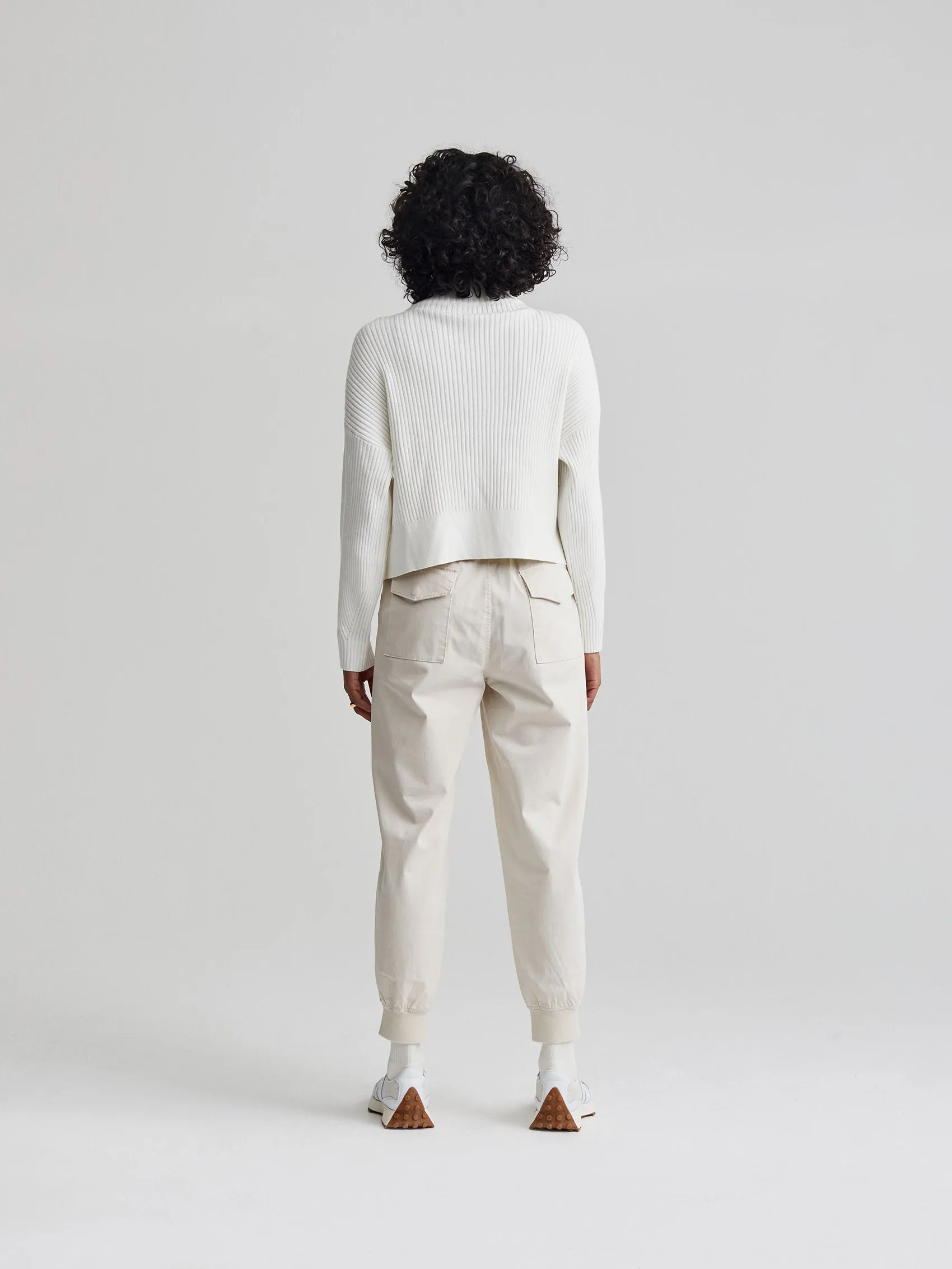 Carmen Zip-Through Rib Knit