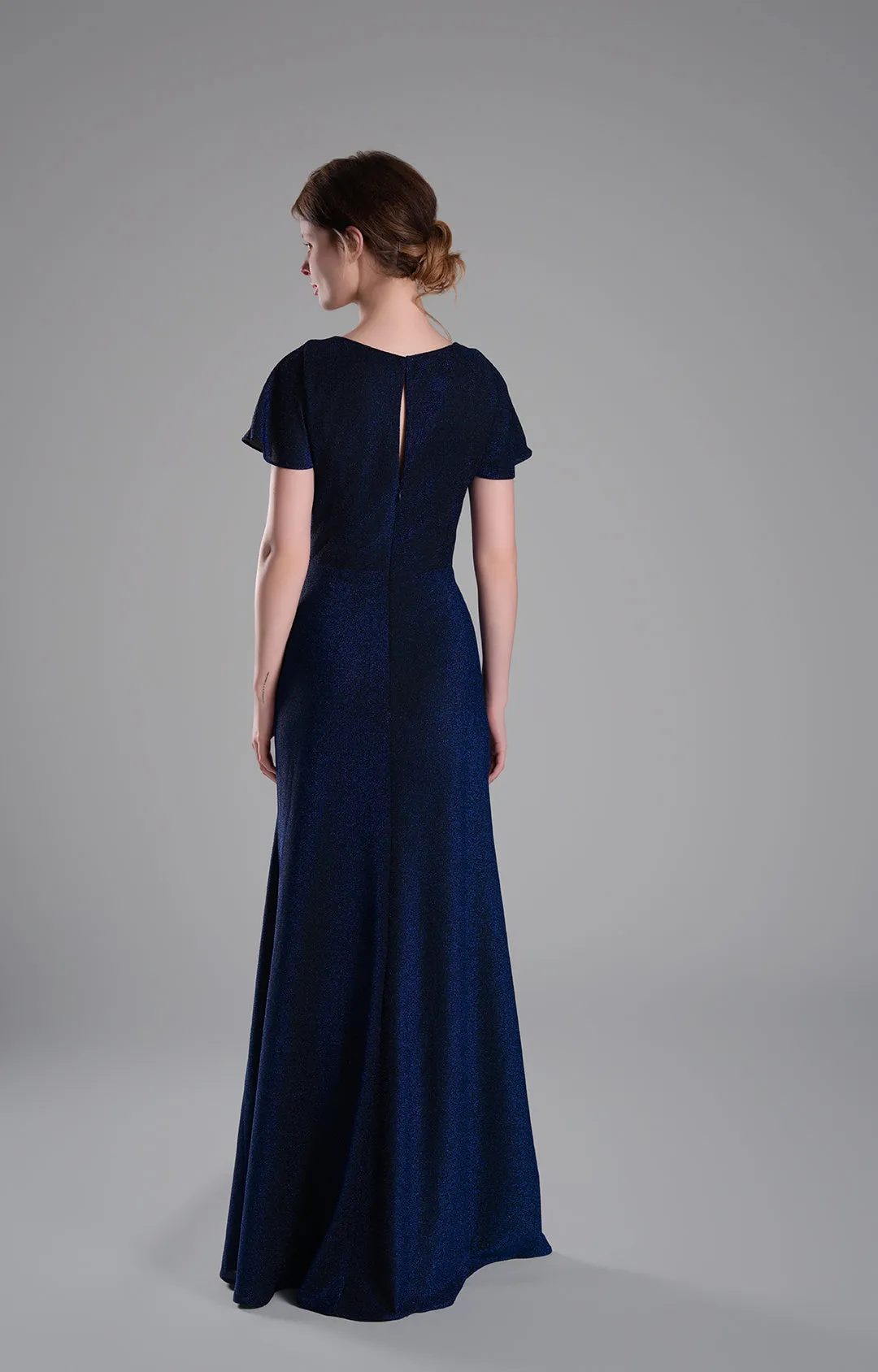 Chic Draped V-Neckline Twisted Waist A-line Dresses