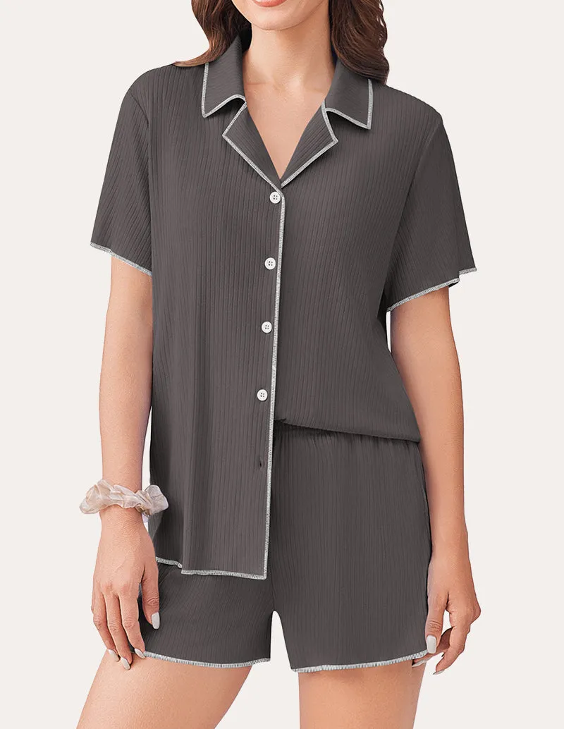 Classic Ribbed Knit Lounge Sets (US Only)