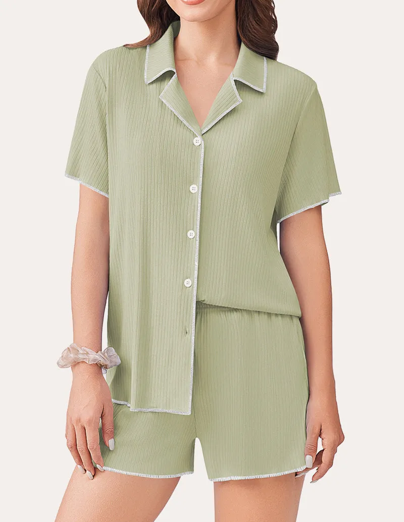 Classic Ribbed Knit Lounge Sets (US Only)