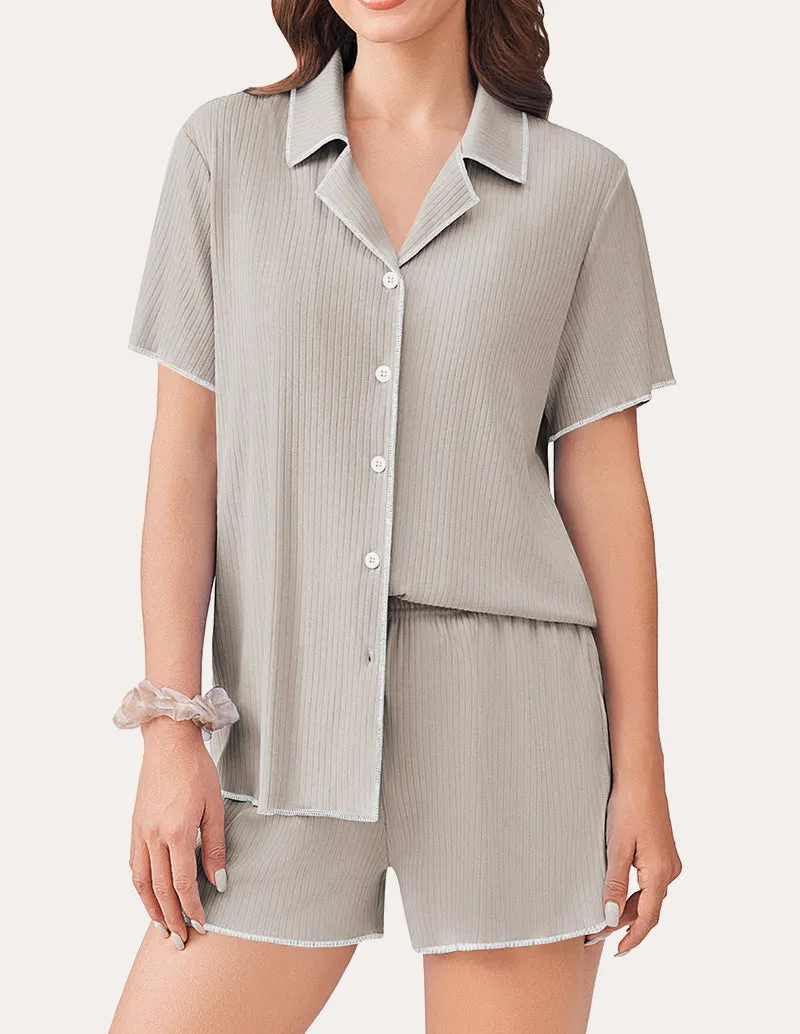 Classic Ribbed Knit Lounge Sets (US Only)