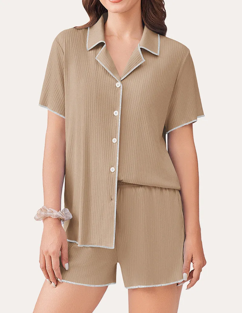 Classic Ribbed Knit Lounge Sets (US Only)