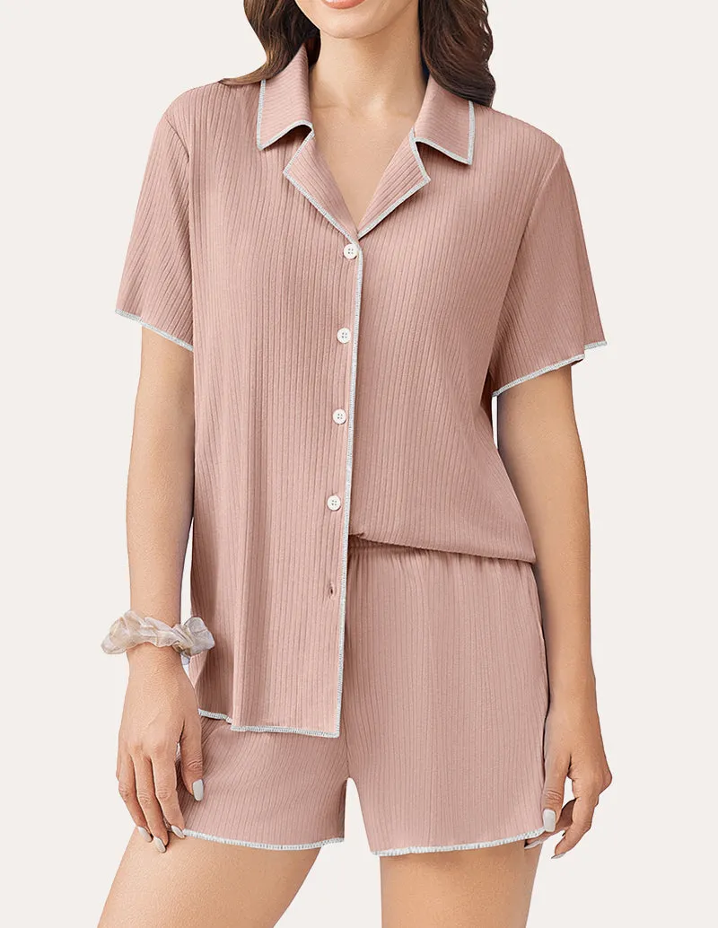 Classic Ribbed Knit Lounge Sets (US Only)