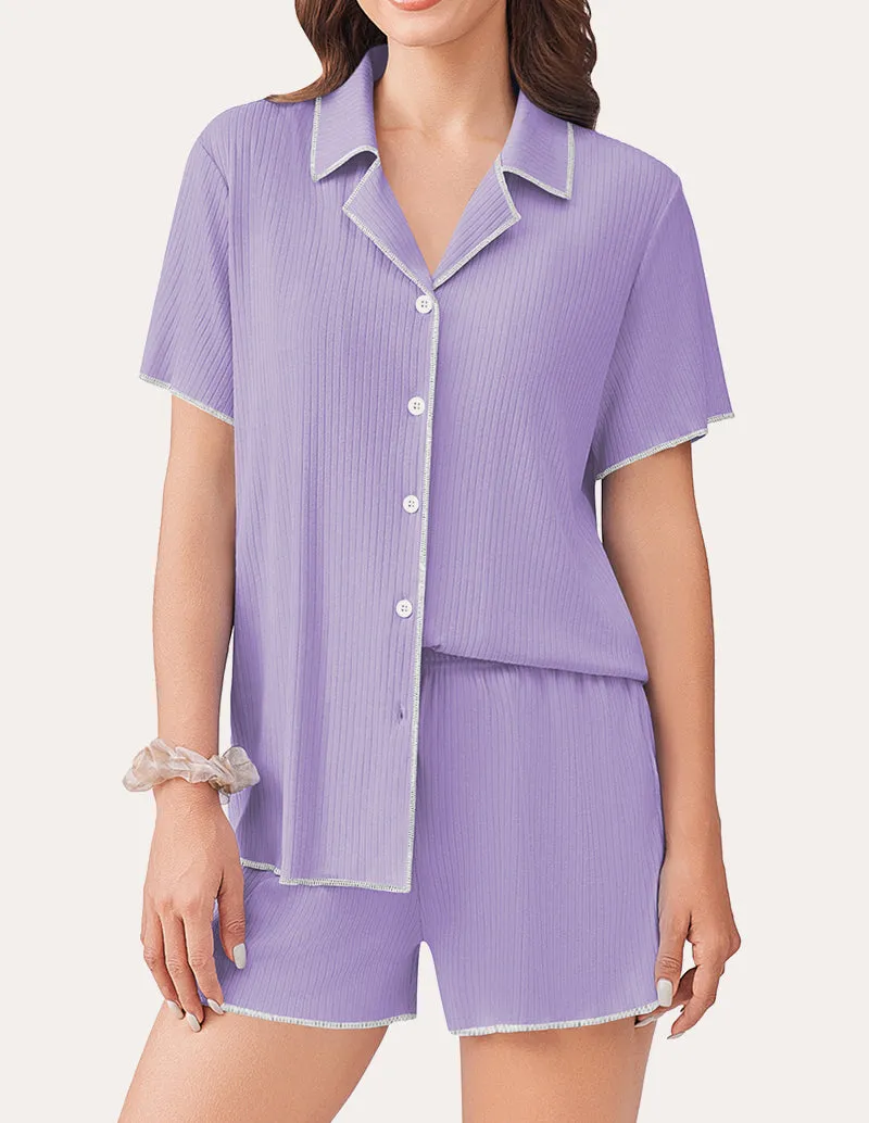 Classic Ribbed Knit Lounge Sets (US Only)