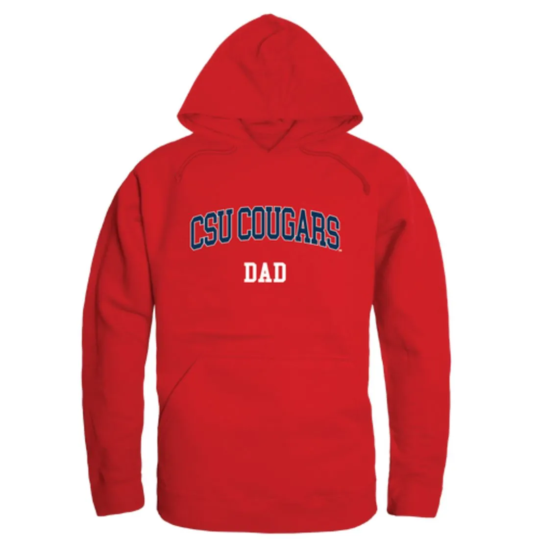 Columbus State University Cougars Dad Fleece Hoodie Sweatshirts