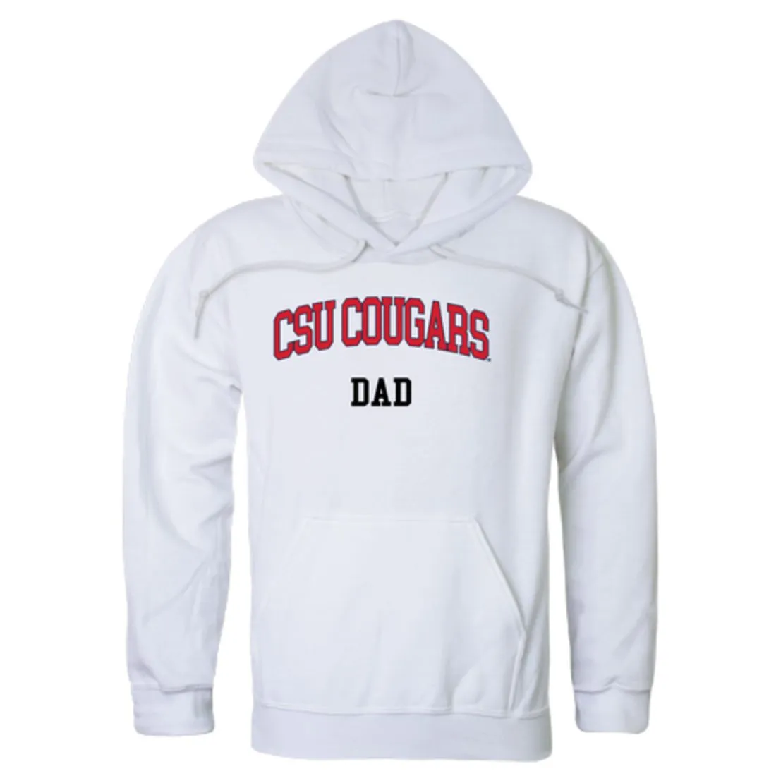 Columbus State University Cougars Dad Fleece Hoodie Sweatshirts