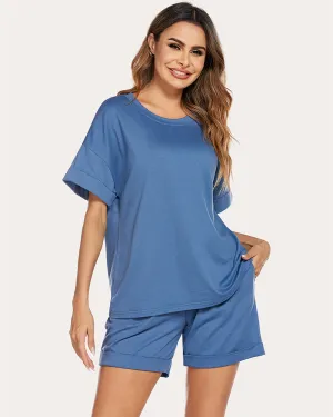 Ekouaer Womens Cotton Lounge Sets Soft Outfits (US Only)