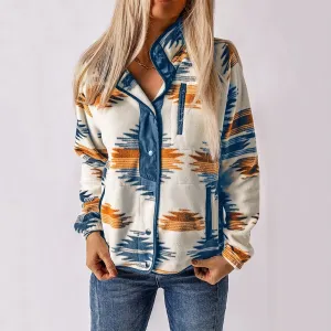 EVETTE  Sophisticated Button-Up Jacket