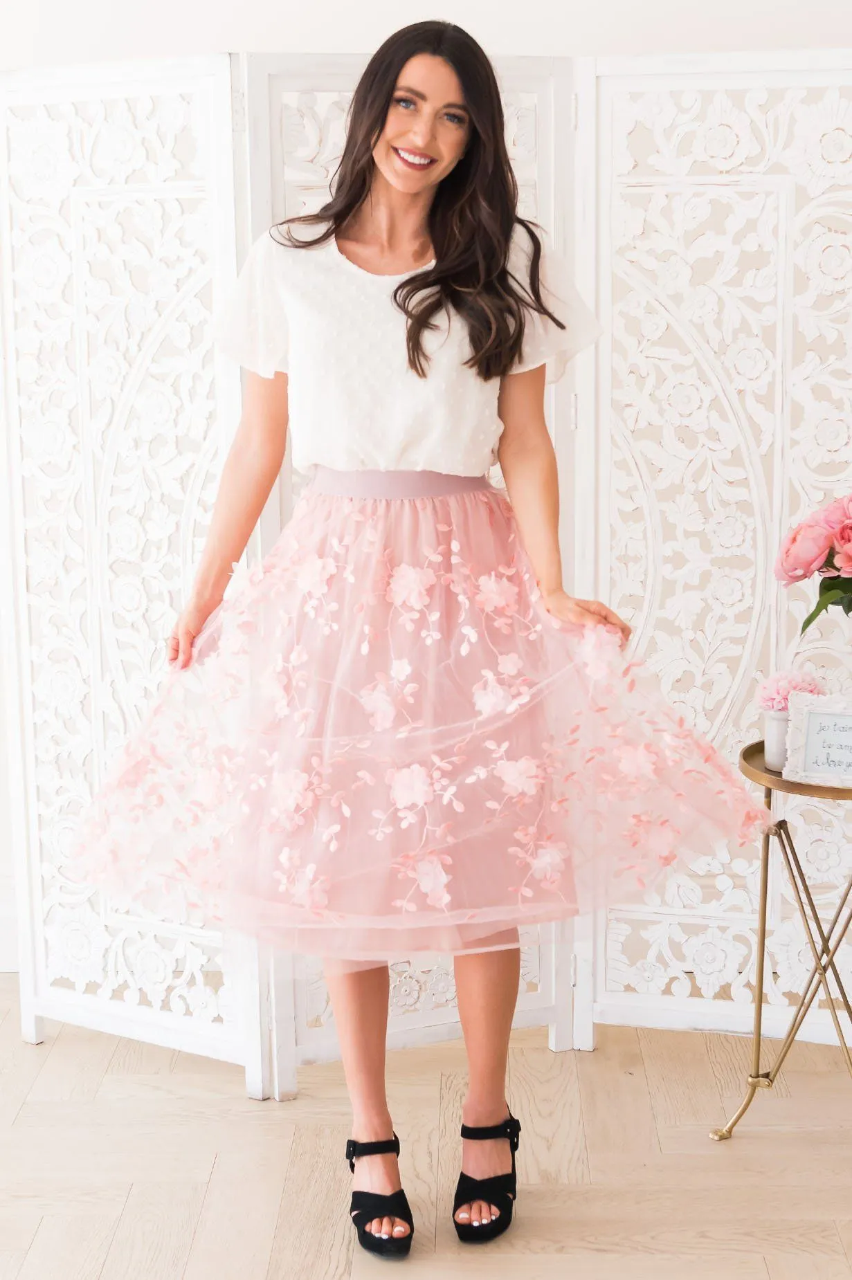 Fairytale Dreams Modest Tulle Skirt