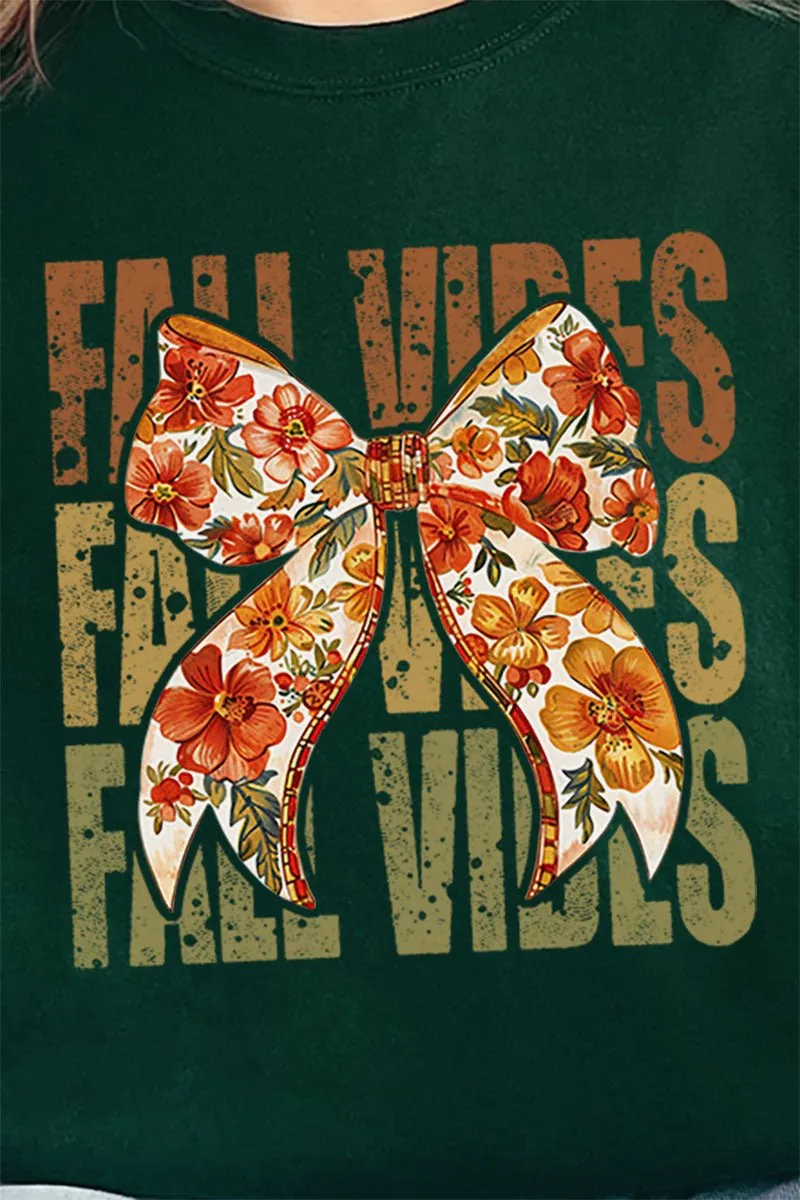 Fall Vibes Floral Coquette Unisex NuBlend Crew Sweatshirt