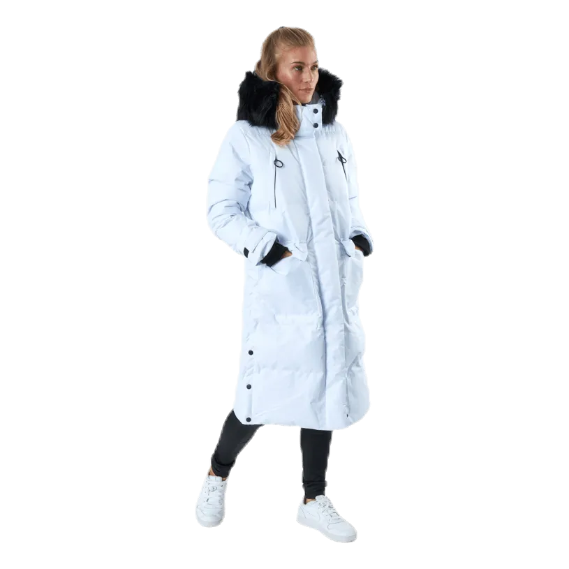 Frida Long Puffer Jacket White