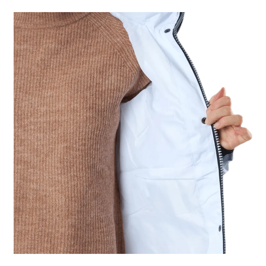 Frida Long Puffer Jacket White