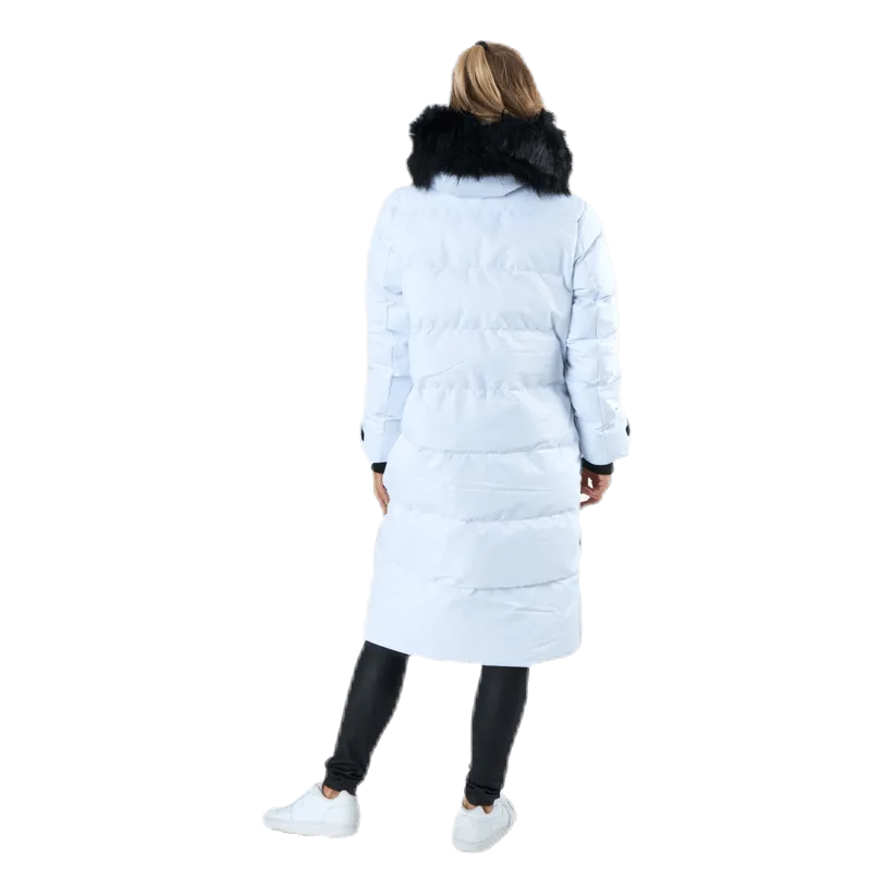 Frida Long Puffer Jacket White