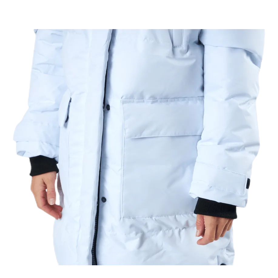 Frida Long Puffer Jacket White