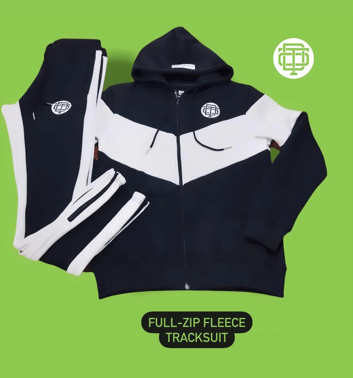 Full Zip Fleece Hoodie Sets
