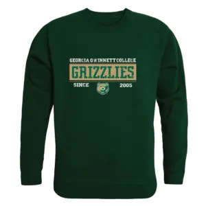 Georgia Gwinnett College Grizzlies Established Fleece Crewneck Pullover Sweatshirt