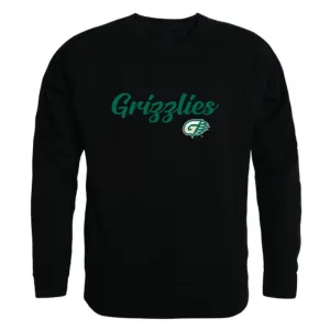 Georgia Gwinnett College Grizzlies Script Fleece Crewneck Pullover Sweatshirt