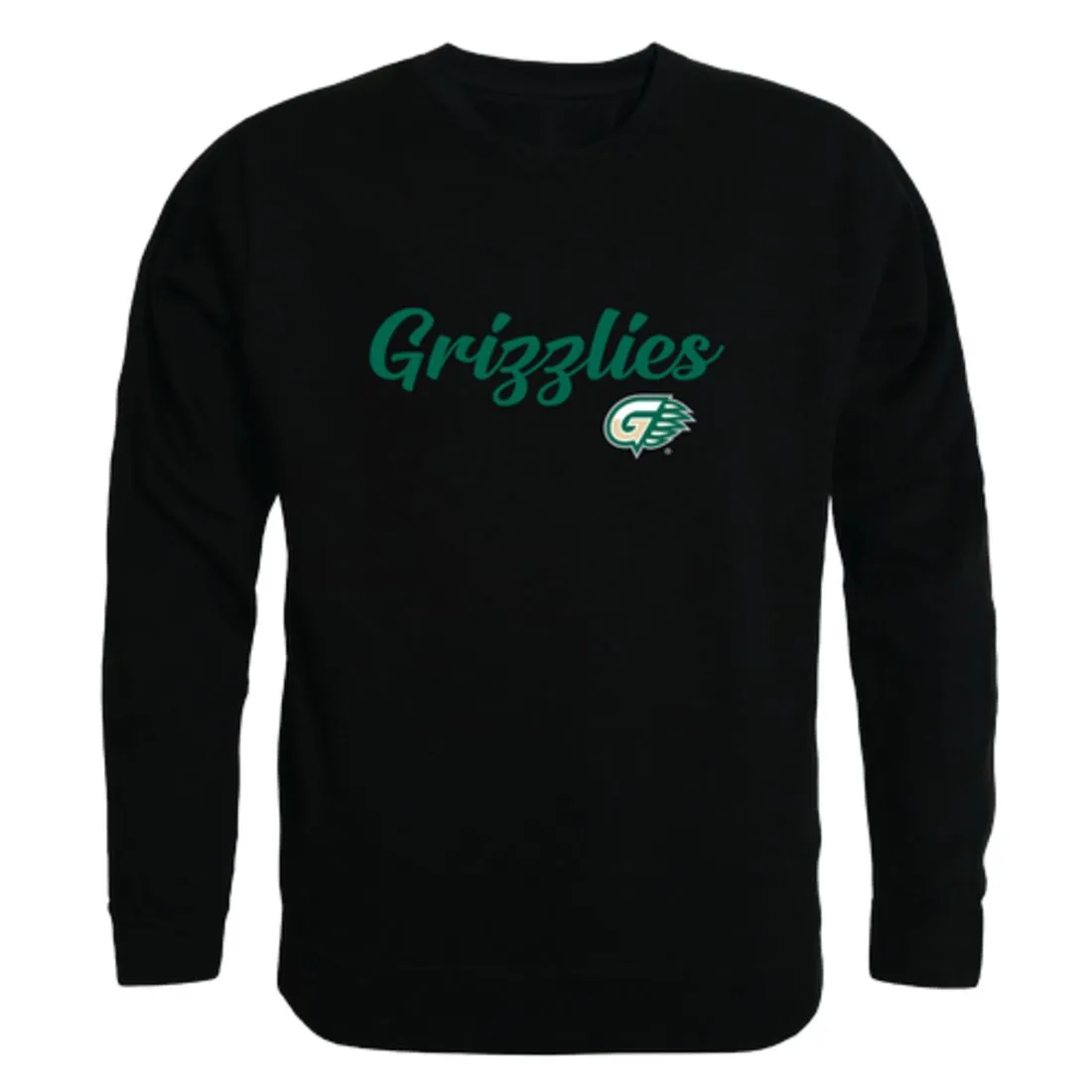 Georgia Gwinnett College Grizzlies Script Fleece Crewneck Pullover Sweatshirt
