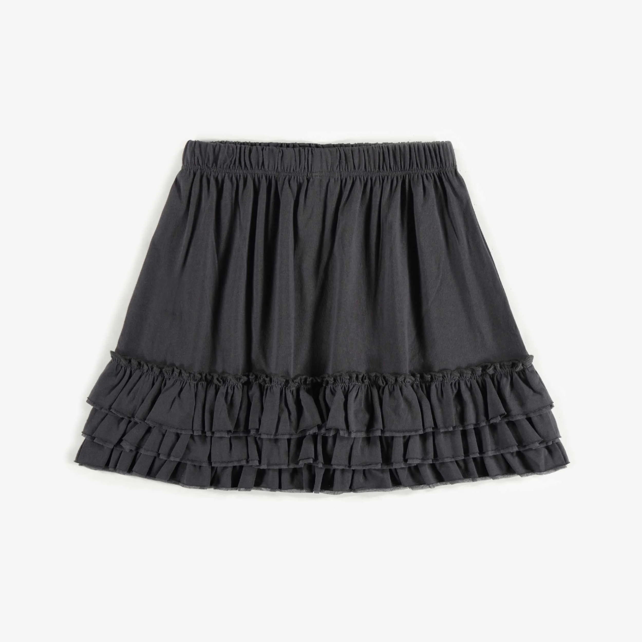 Jupe charcoal en coton, enfant || Charcoal skirt in cotton, child