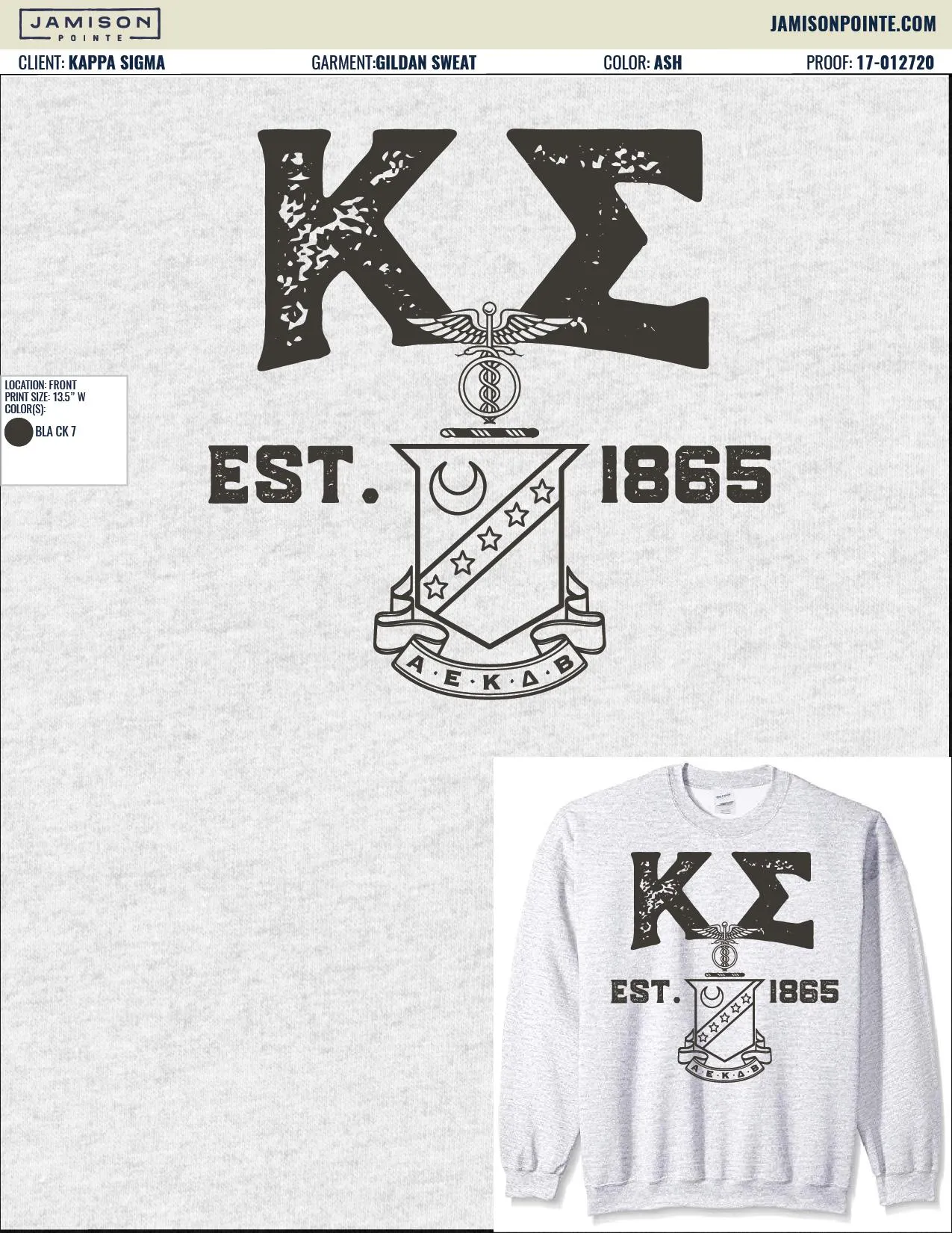 Kappa Sigma Georgia Tech Vintage Sweatshirts