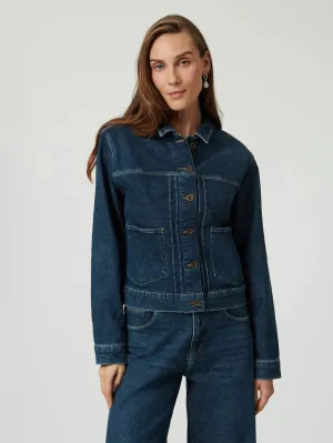 Laurel Denim Jacket - Dark Blue Denim