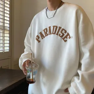 Letter Printed Korean Style Sweatshirts