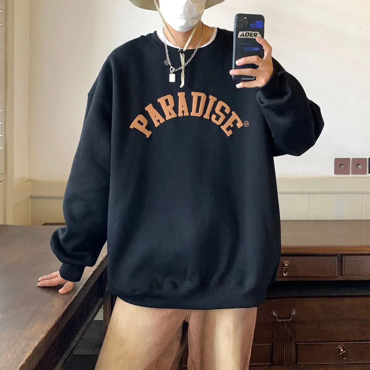 Letter Printed Korean Style Sweatshirts