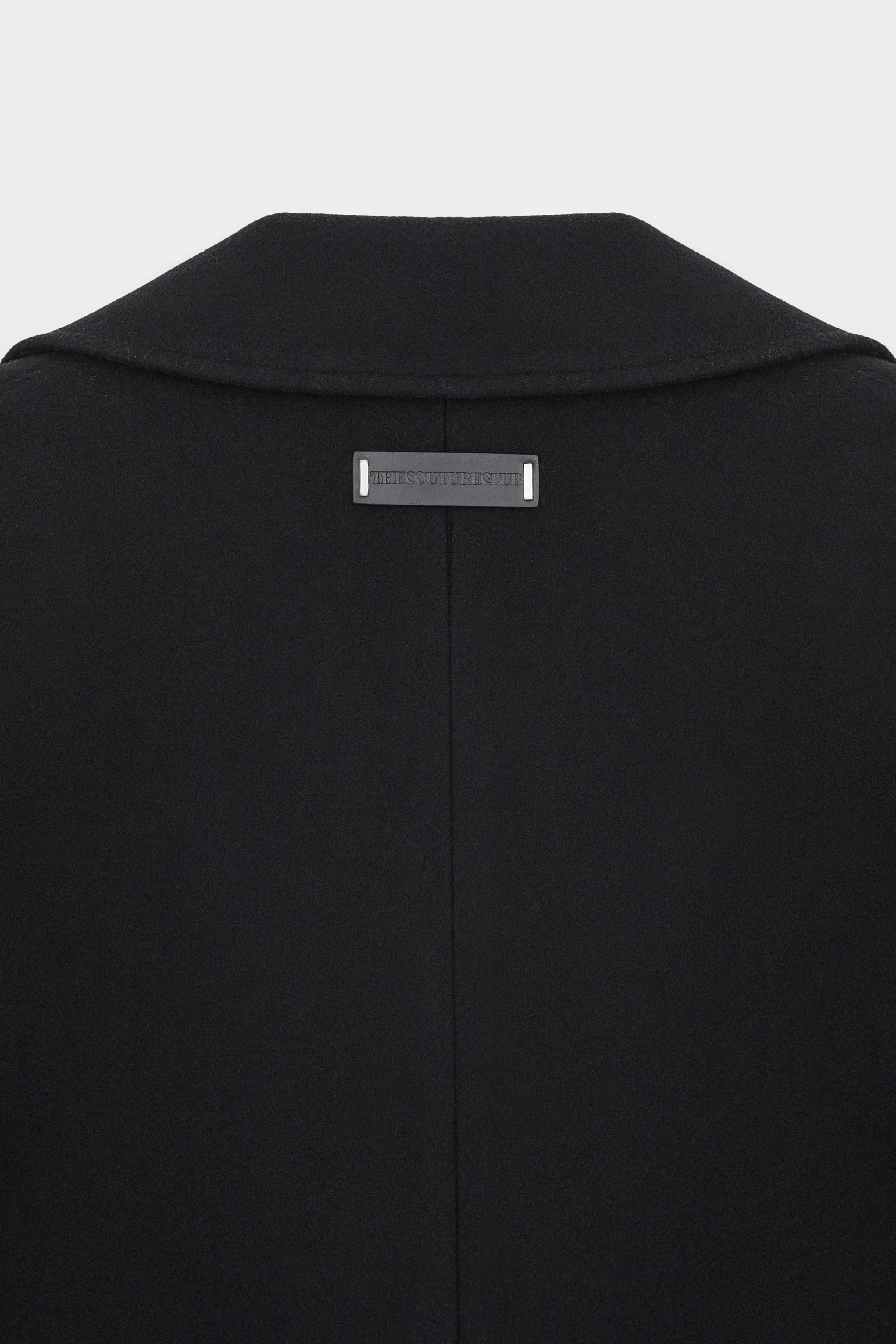 LONGLINE OVERCOAT - BLACK