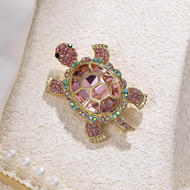 Maleko Rhinestone Brooch Pin