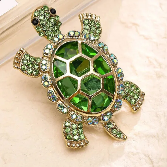 Maleko Rhinestone Brooch Pin
