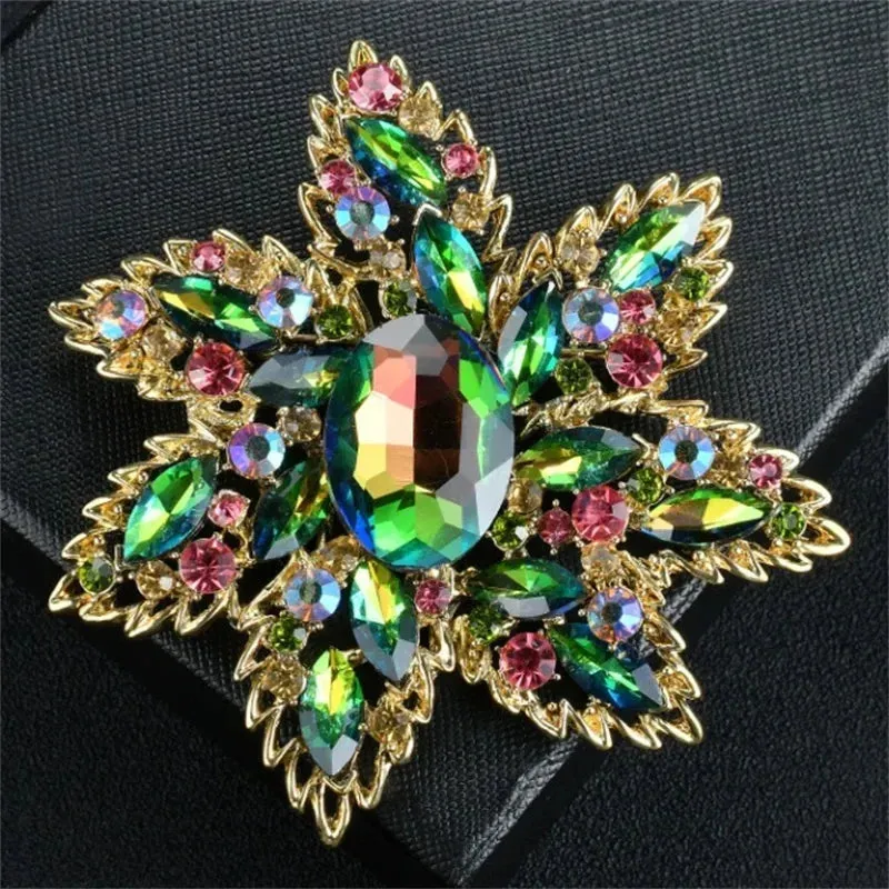 Malti Rhinestone Brooch Pin