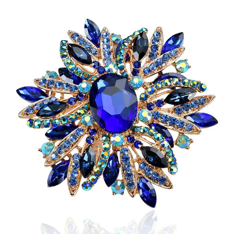Malti Rhinestone Brooch Pin