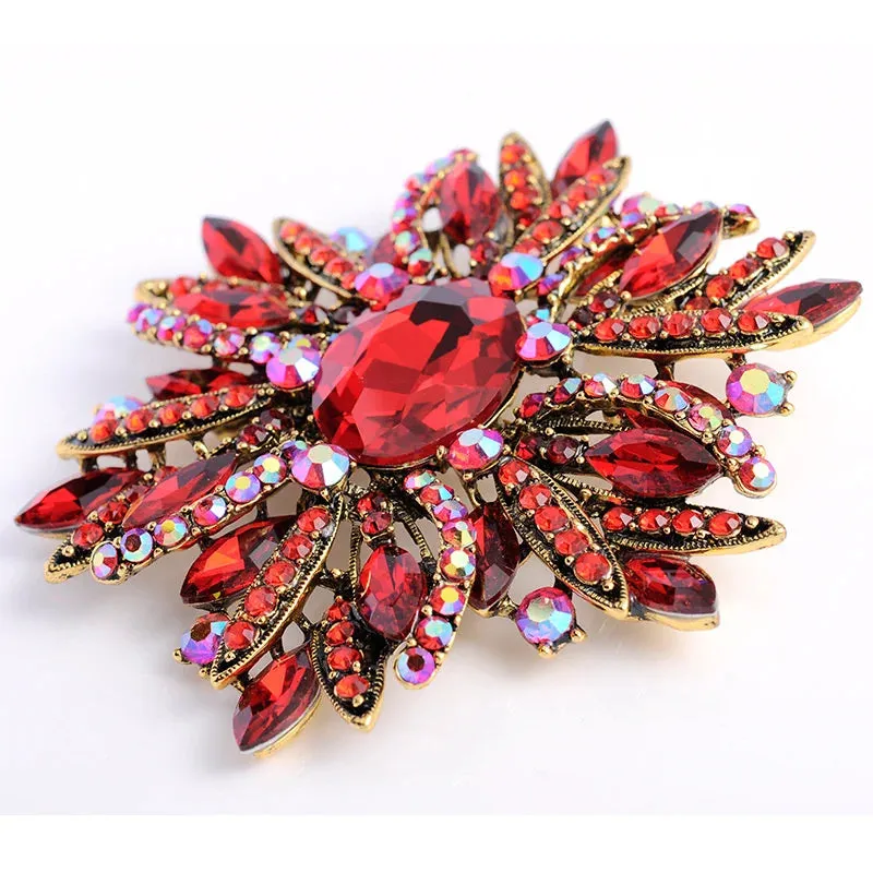 Malti Rhinestone Brooch Pin