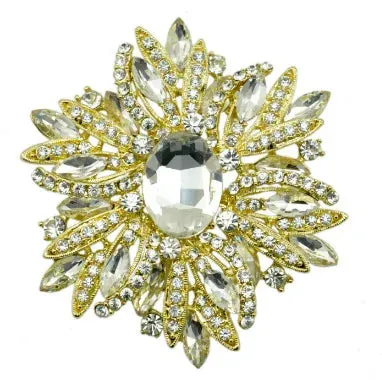 Malti Rhinestone Brooch Pin