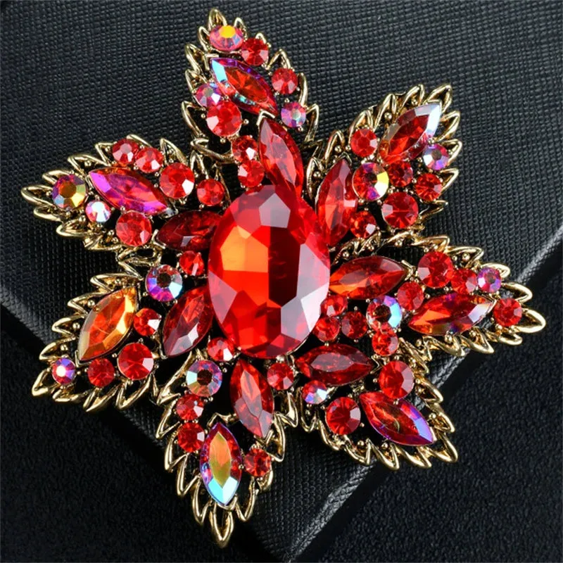 Malti Rhinestone Brooch Pin