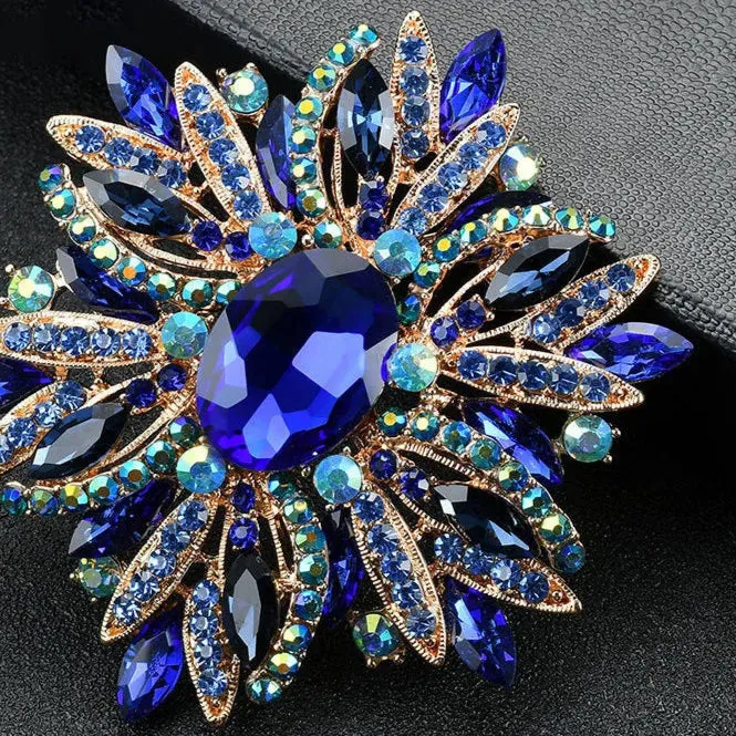 Malti Rhinestone Brooch Pin