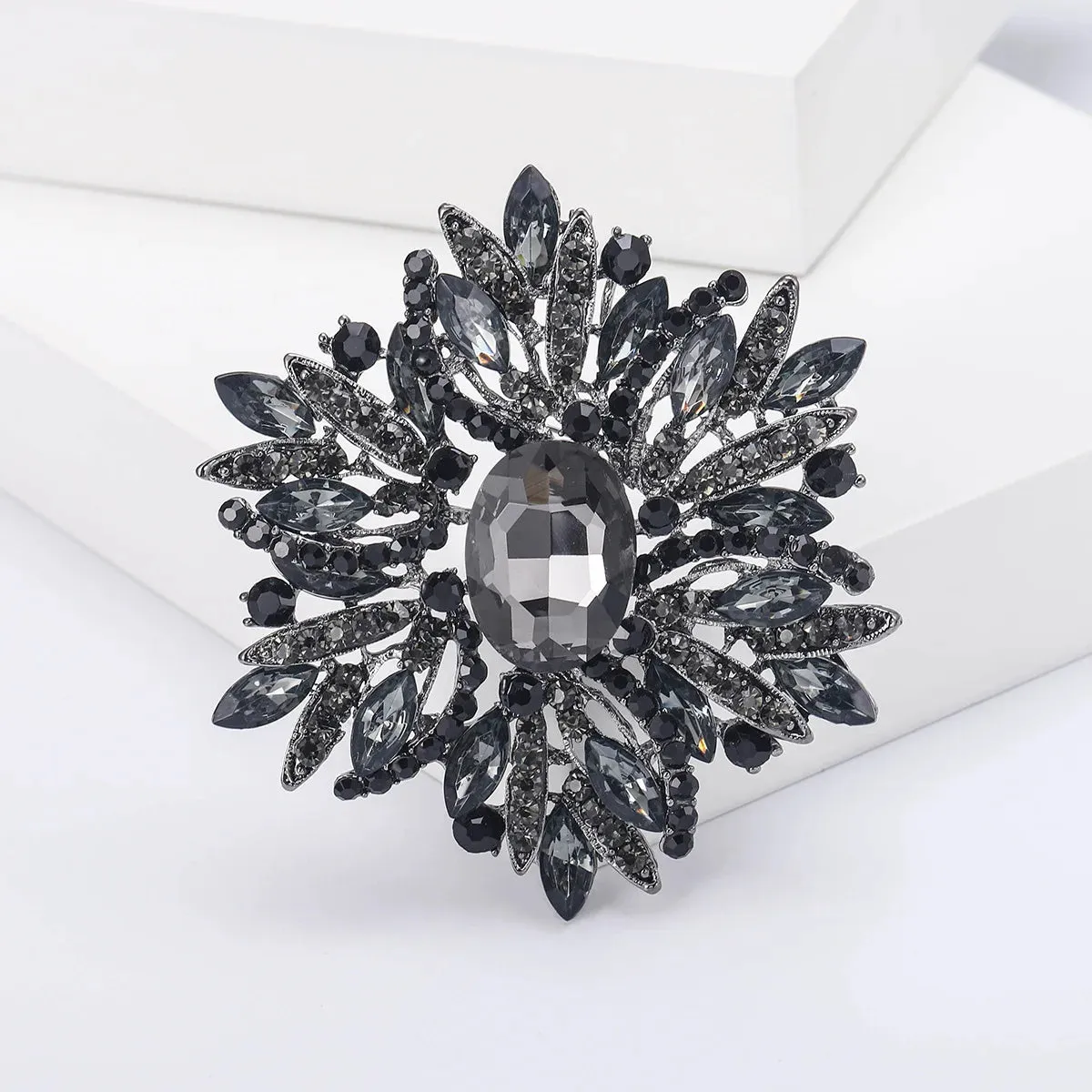 Malti Rhinestone Brooch Pin