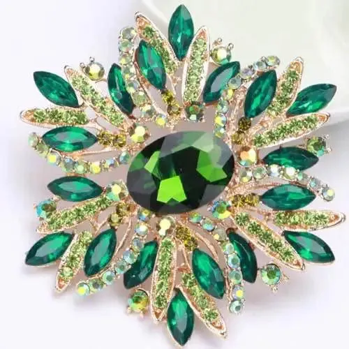 Malti Rhinestone Brooch Pin
