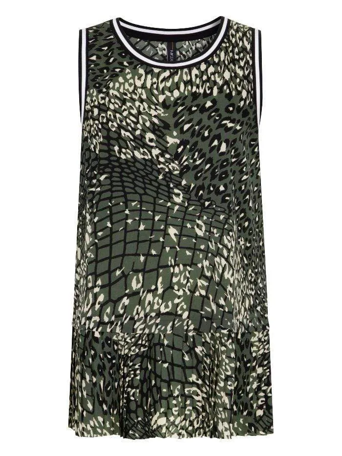 Marc Cain Sports Leopard Print Top QS 61.07 W27 592