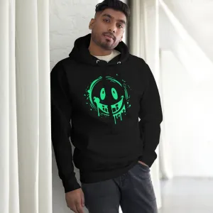 Men's Green Smile Hoodie – Stylish, Comfortable, and Fun