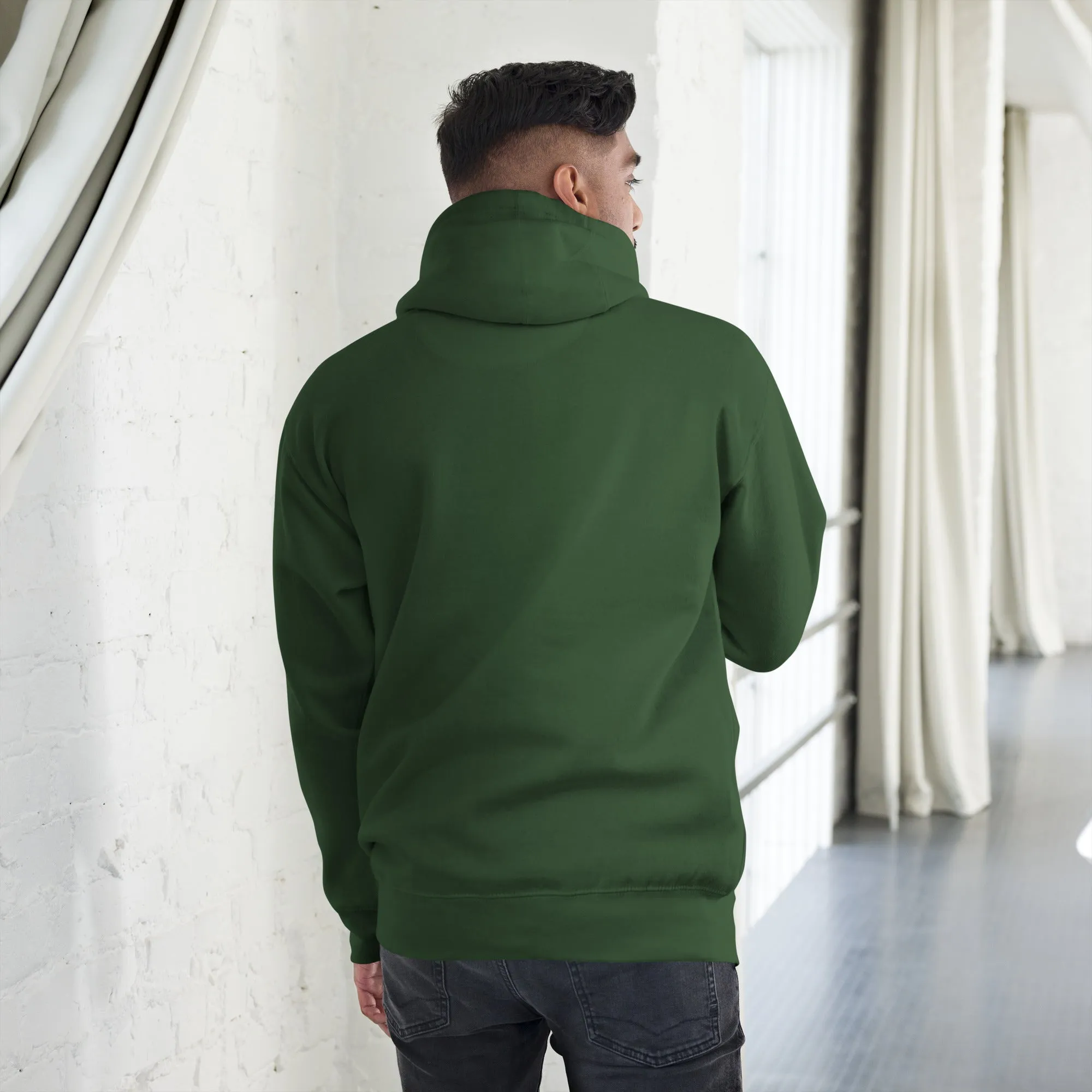 Men's Green Smile Hoodie – Stylish, Comfortable, and Fun