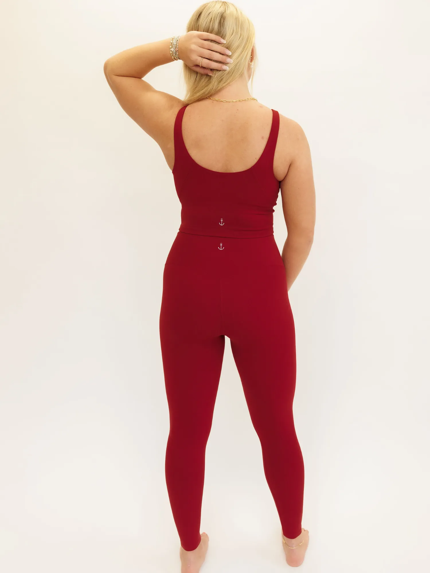Merlot "Arabelle" Longline Luxe Sports Bra