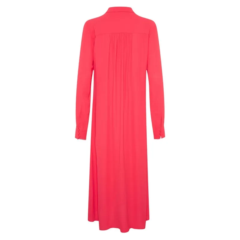 Nannali Dress in Bittersweet Red