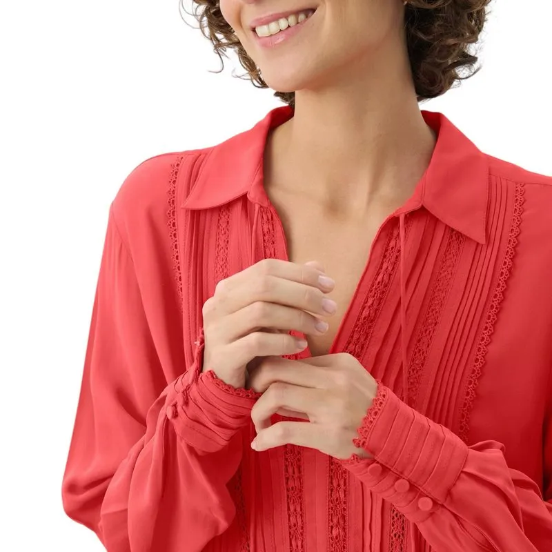 Nannali Dress in Bittersweet Red